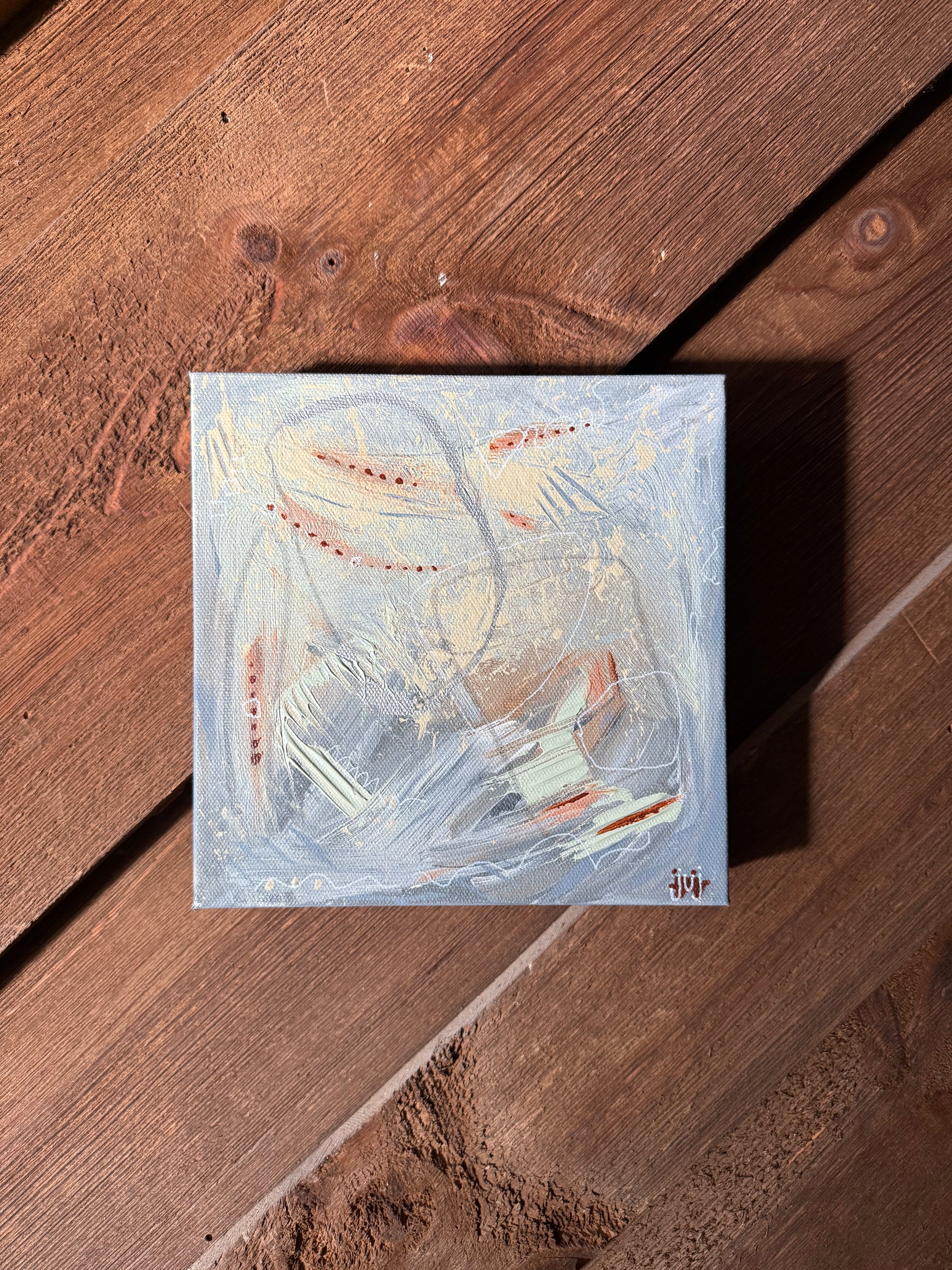 8" x 8" Painting by Juliana Brehm