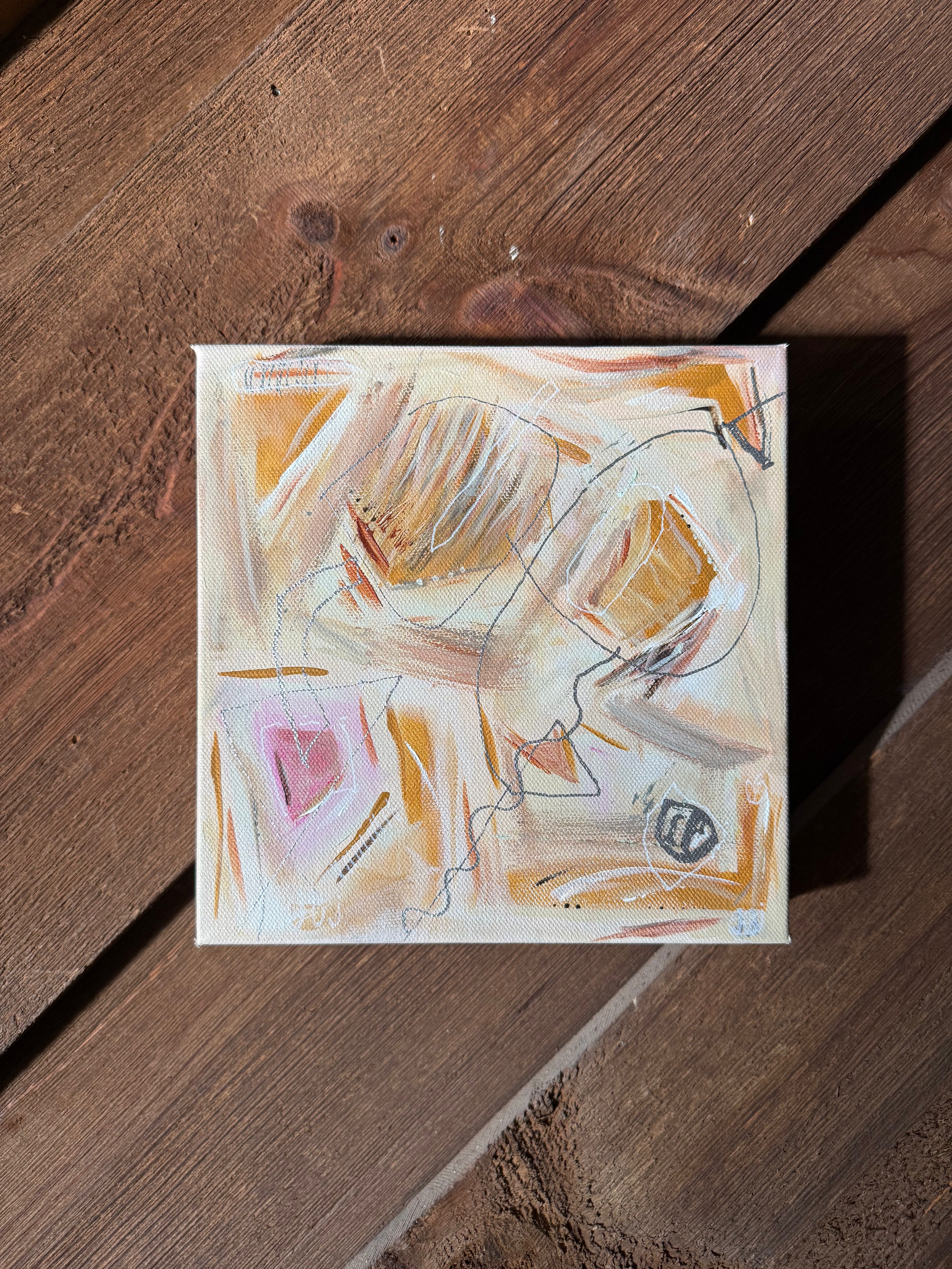 8" x 8" Painting by Juliana Brehm