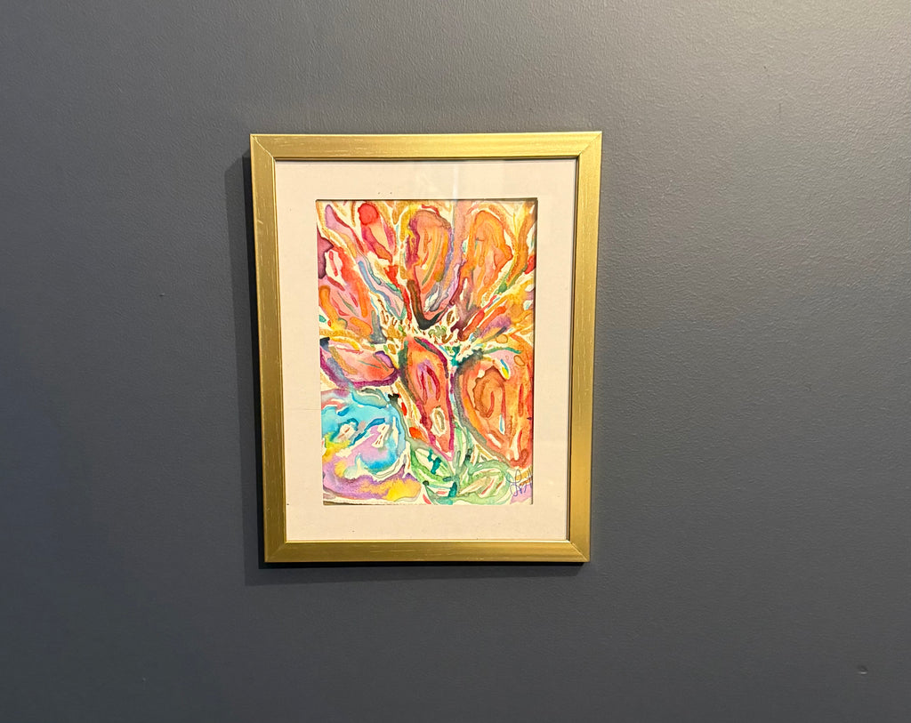 7.25" x 9.25" Painting by Liz Hill