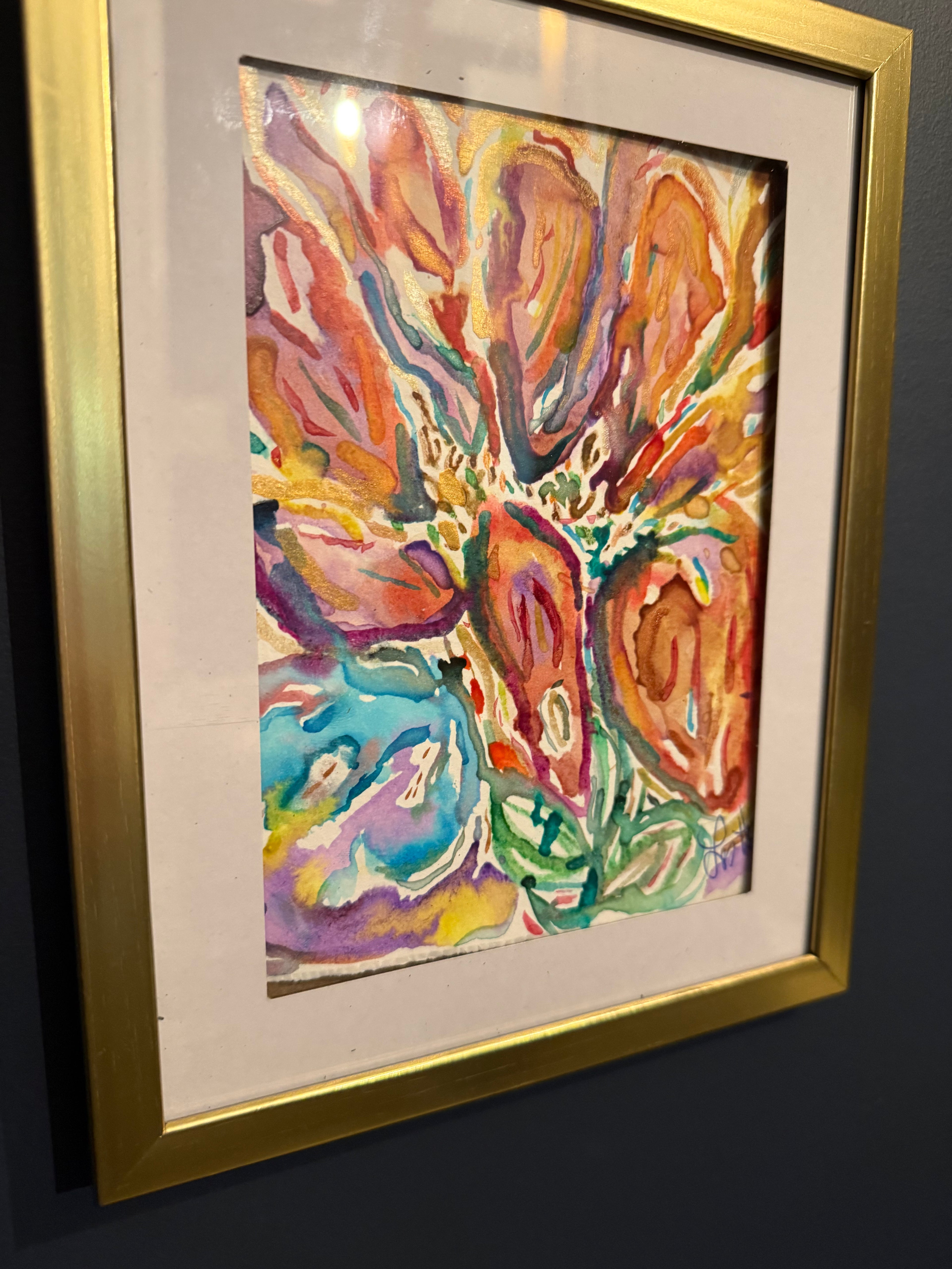 7.25" x 9.25" Painting by Liz Hill