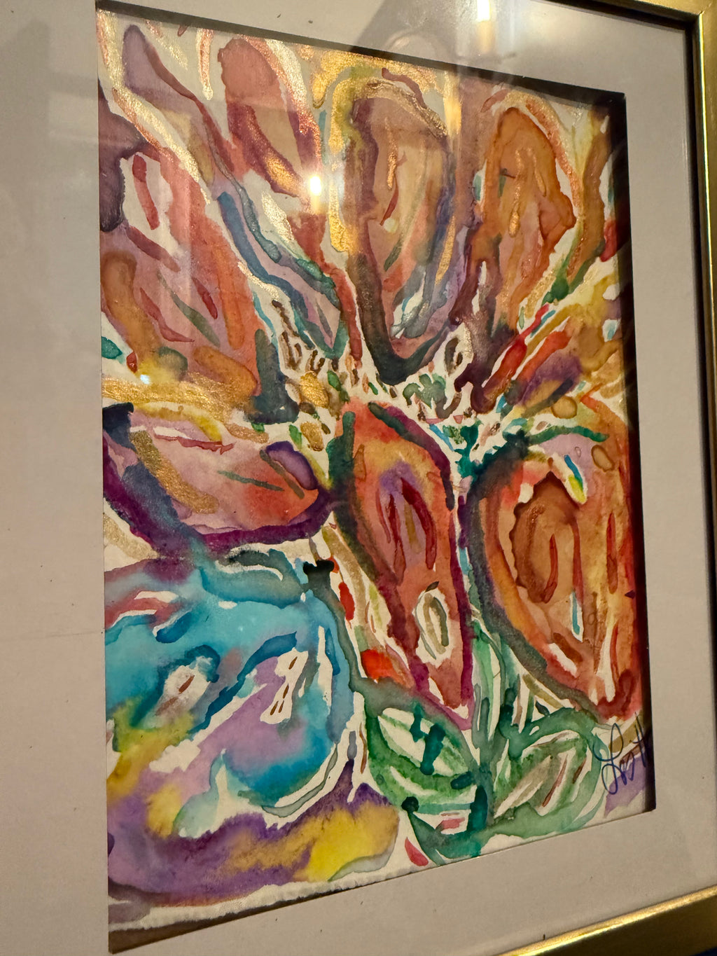 7.25" x 9.25" Painting by Liz Hill