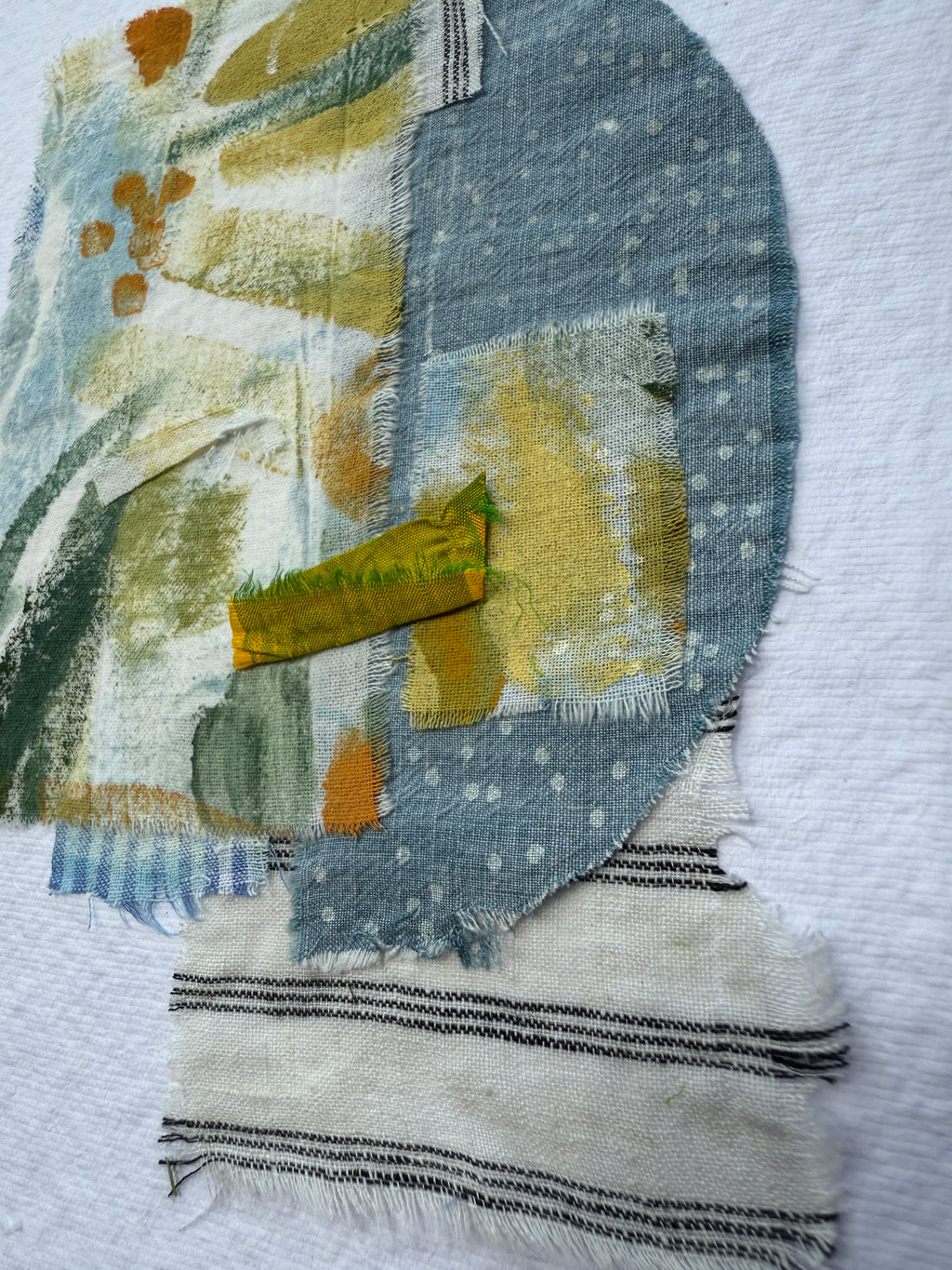 10" X 13" Collage by Catherine Meyer on Textured Paper 1