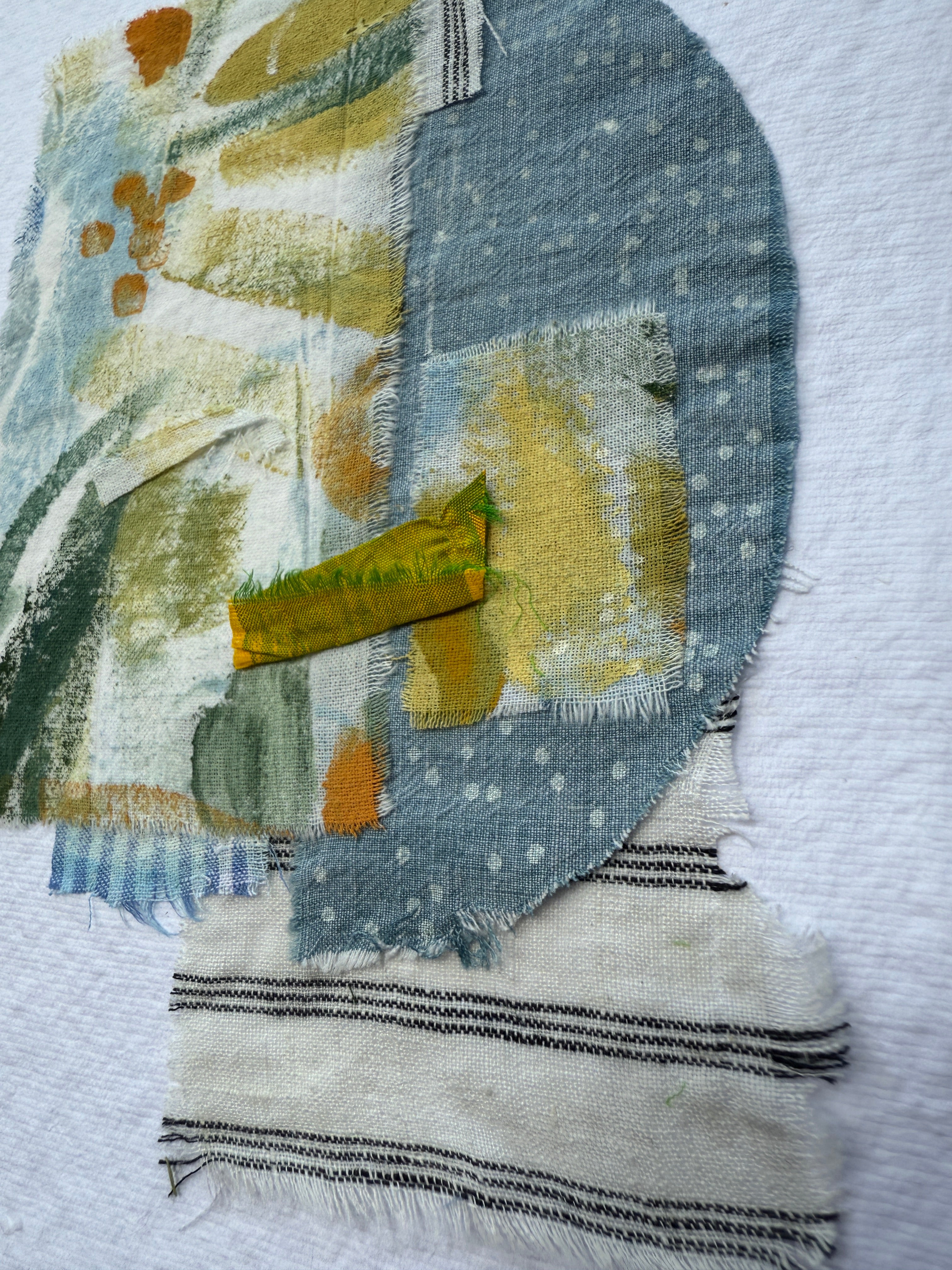 10" X 13" Collage by Catherine Meyer on Textured Paper 1