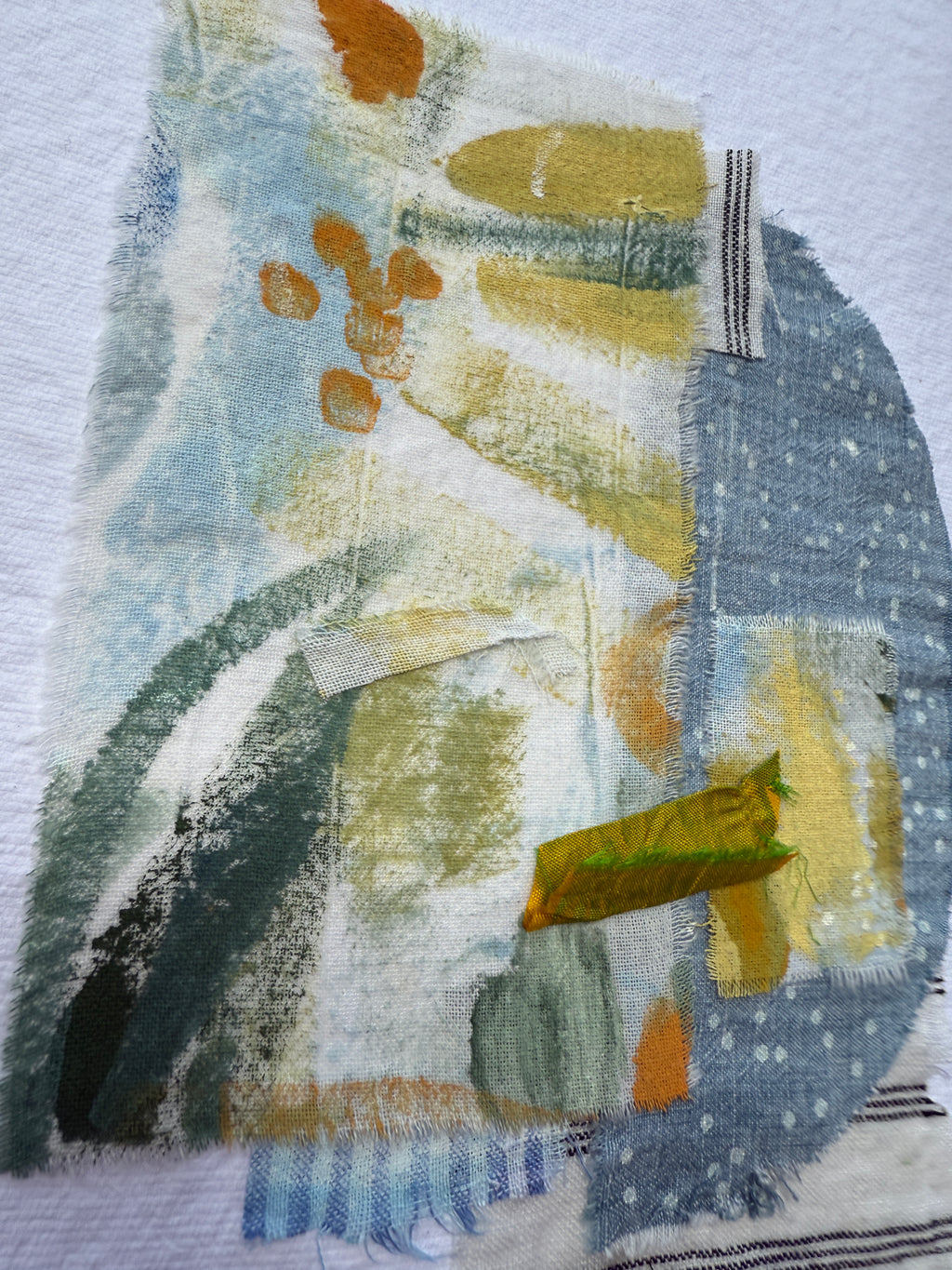 10" X 13" Collage by Catherine Meyer on Textured Paper 1