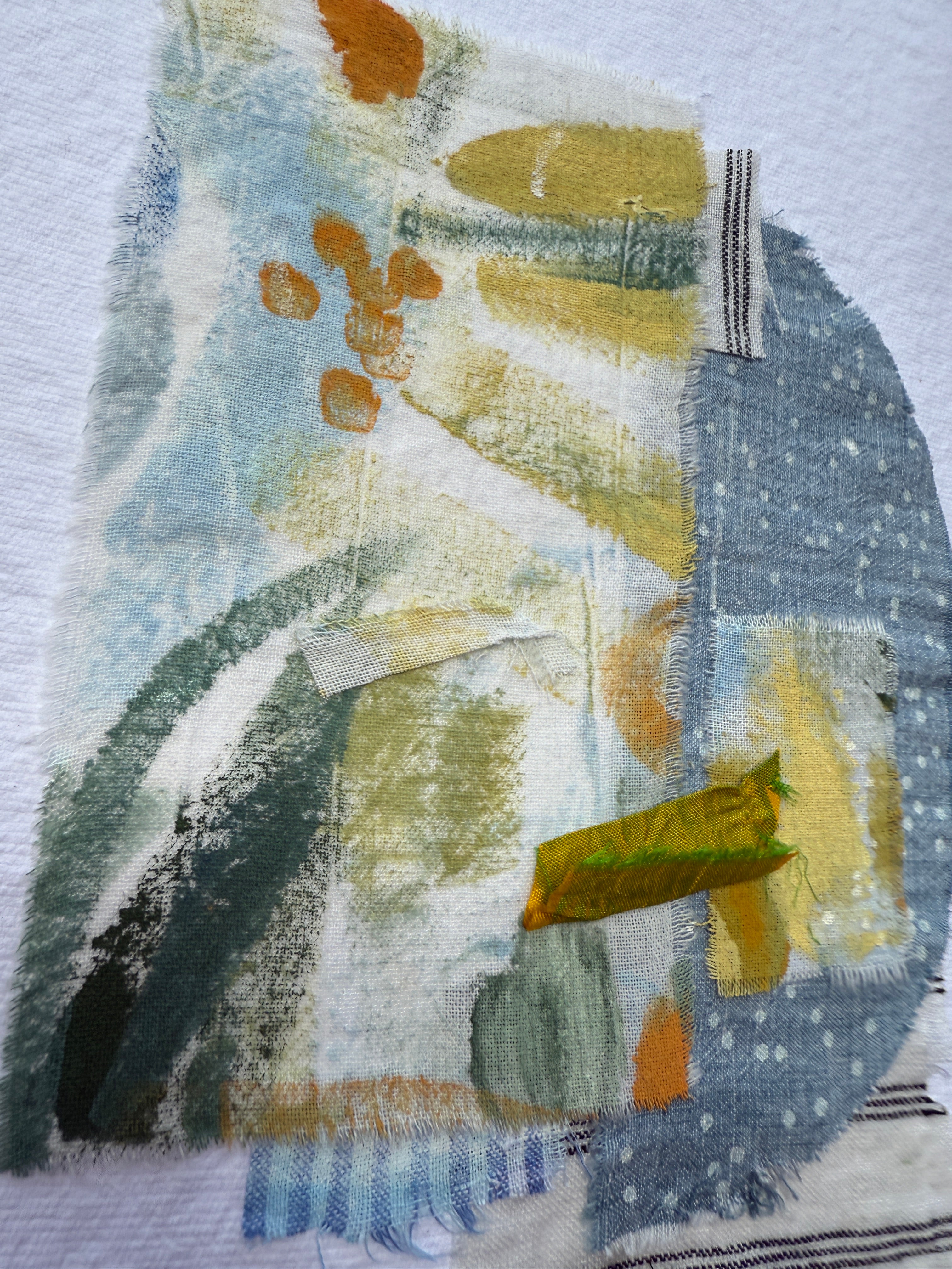 10" X 13" Collage by Catherine Meyer on Textured Paper 1