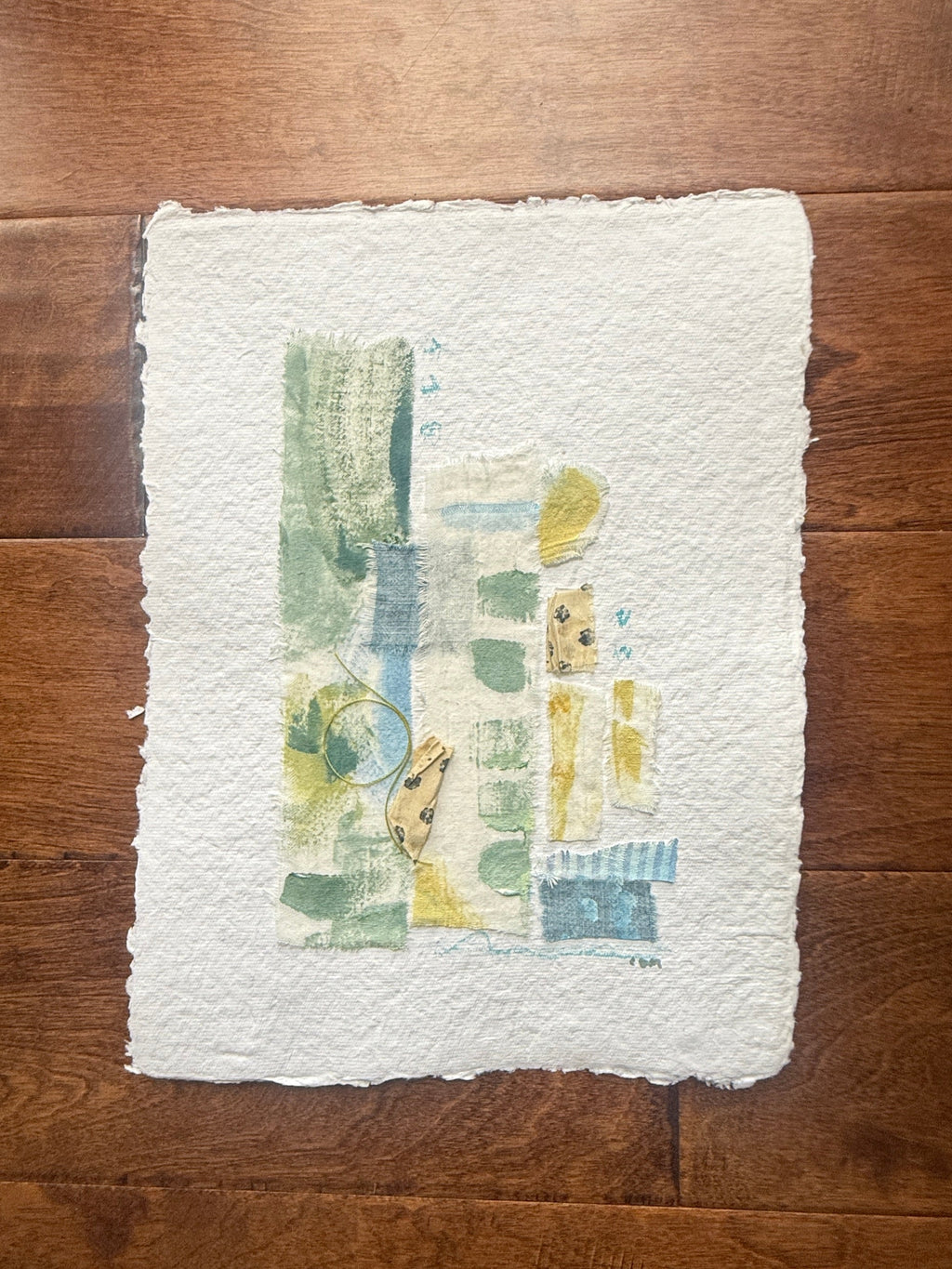 10" X 13" Collage by Catherine Meyer on Textured Paper 2
