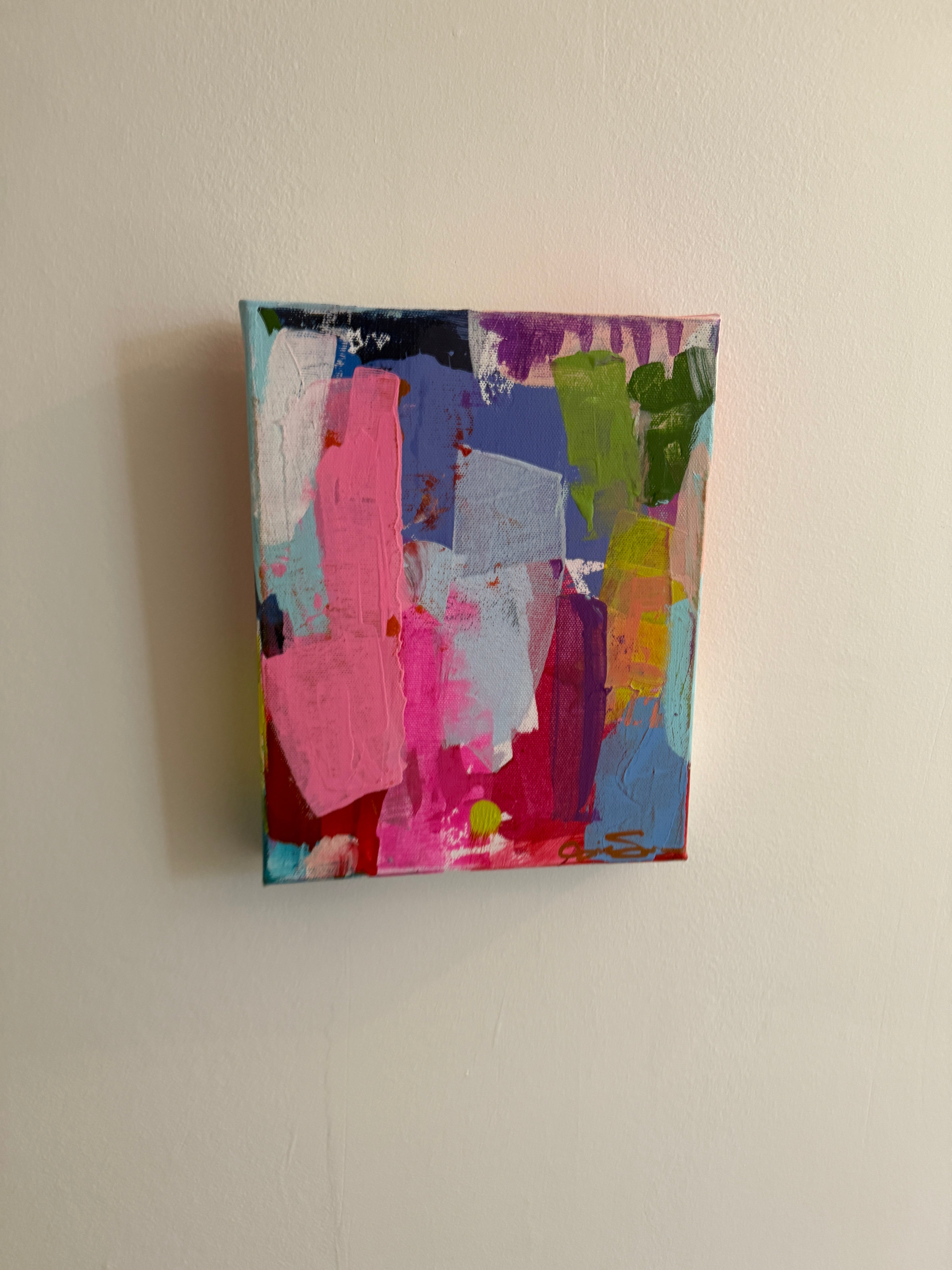 8" x 10"" Abstract Painting by Corie Swan on Canvas Ready to Hang