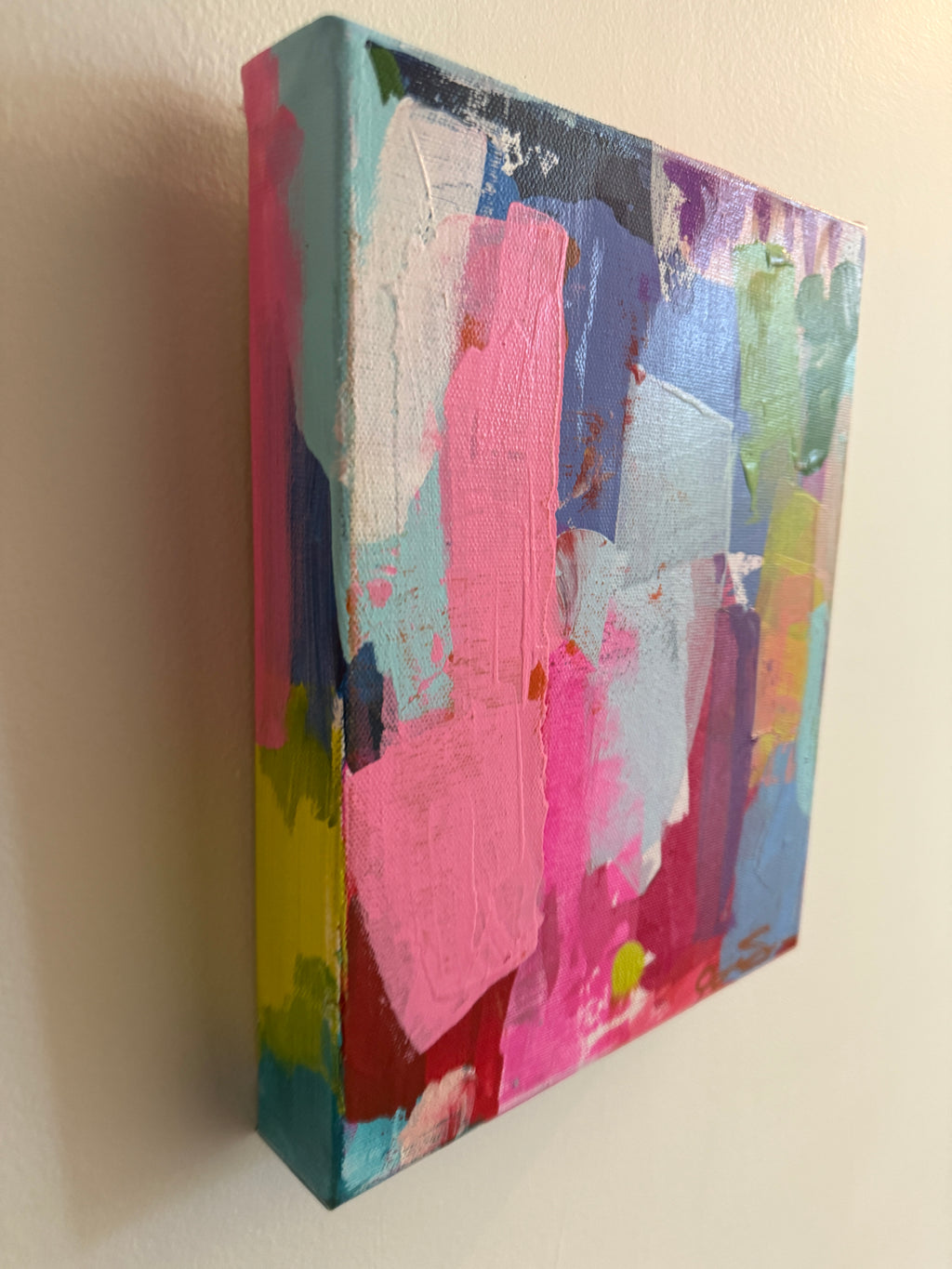 8" x 10"" Abstract Painting by Corie Swan on Canvas Ready to Hang